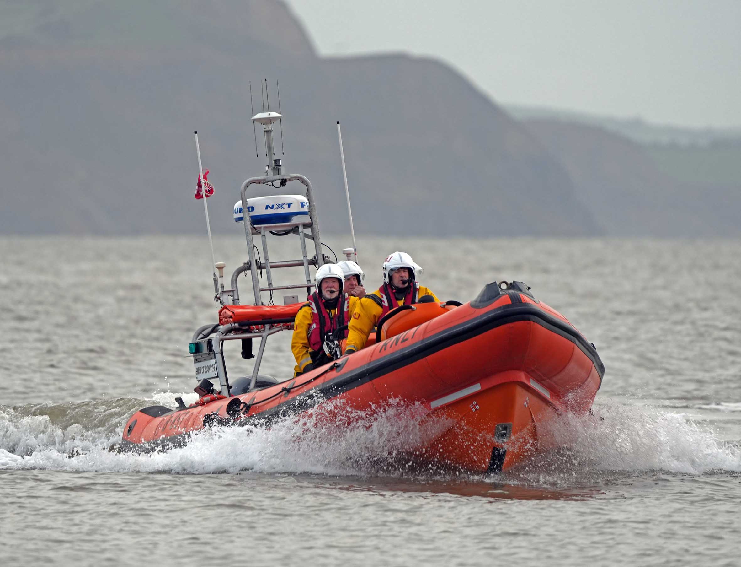 Lyme Regis B-857 on exercise